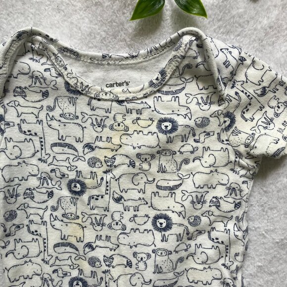 Free w/ Purchase | Carter’s 6M Animal Print Bodysuit | Playwear GUC - Picture 2 of 9
